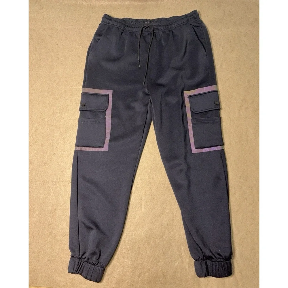 Public Rec Cargo‎ Joggers Mens XL Blue Cargo Pockets Stretch Athleisure